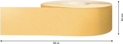 EXPERT C470 rolna brusnog papira za ručno brušenje od 93 mm x 50 m, G 80 - 2