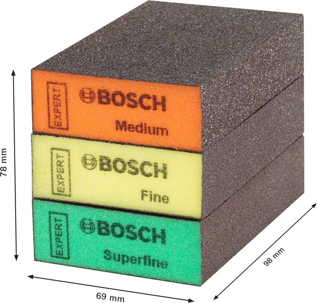 BOSCH EXPERT S471 Standard blok od 69x97x26 mm, M, F, SF, 3 dela 2608901175 - 2