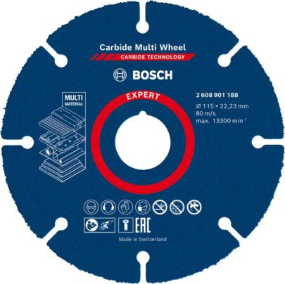 EXPERT Carbide Multi Wheel rezna ploča od 115 mm, 22,23 mm - 1