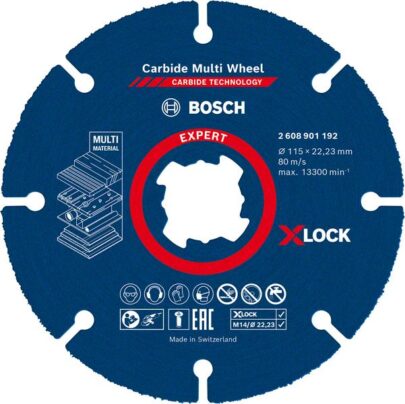 EXPERT Carbide Multi Wheel X-LOCK rezna ploča od 115 mm, 22,23 mm - 1