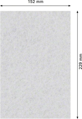 EXPERT N880 podloga od filca za ručno brušenje od 152 x 229 mm, čišćenje - 2