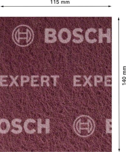 EXPERT N880 podloga od filca za ručno brušenje od 115 x 140 mm, veoma fina A, 2 dela - 2