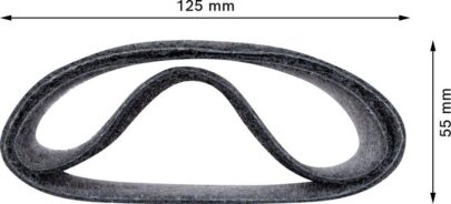 EXPERT N470 brusna čaura za mašine za glačanje od 100 x 290 mm, 90 mm, gruba, 10 delova - 2
