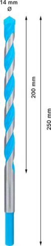 EXPERT CYL-9 MultiConstruction burgija od 14 x 200 x 250 mm - 2