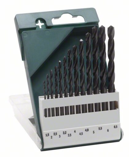 BOSCH 13-delni set burgija za metal HSS-R, DIN 3381,5; 2,0; 2,5; 3,0; 3,2; 3,5; 4,0; 4,5; 4,8; 5,0; 5,5; 6,0; 6,5 mm 2609255031 - 1