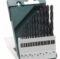13-delni set burgija za metal HSS-R, DIN 3381,5; 2,0; 2,5; 3,0; 3,2; 3,5; 4,0; 4,5; 4,8; 5,0; 5,5; 6,0; 6,5 mm - 1