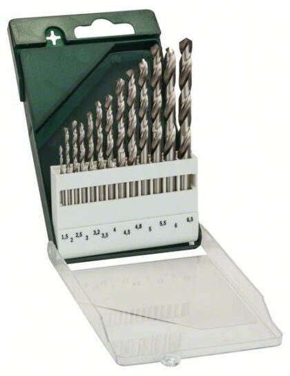 BOSCH 13-delni set burgija za metal HSS-G, DIN 3381,5; 2,0; 2,5; 3,0; 3,2; 3,5; 4,0; 4,5; 4,8; 5,0; 5,5; 6,0; 6,5 mm 2609255061 - 1