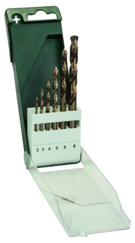 6-delni set burgija za metal HSS-Co, DIN 338 - 1