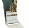6-delni set burgija za metal HSS-TiN, DIN 3382,0; 3,0; 4,0; 5,0; 6,0; 8,0 mm - 1