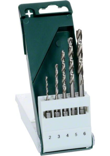 BOSCH 5-delni set burgija za metal HSS-G sa šestostranim prihvatom2,0; 3,0; 4,0; 5,0; 6,0 mm 2609255127 - 1