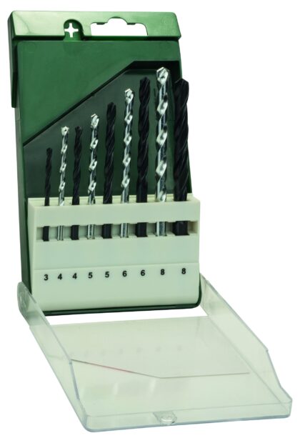 BOSCH 9-delni set burgija: metal HSS-R/kamen 2609255482 - 1