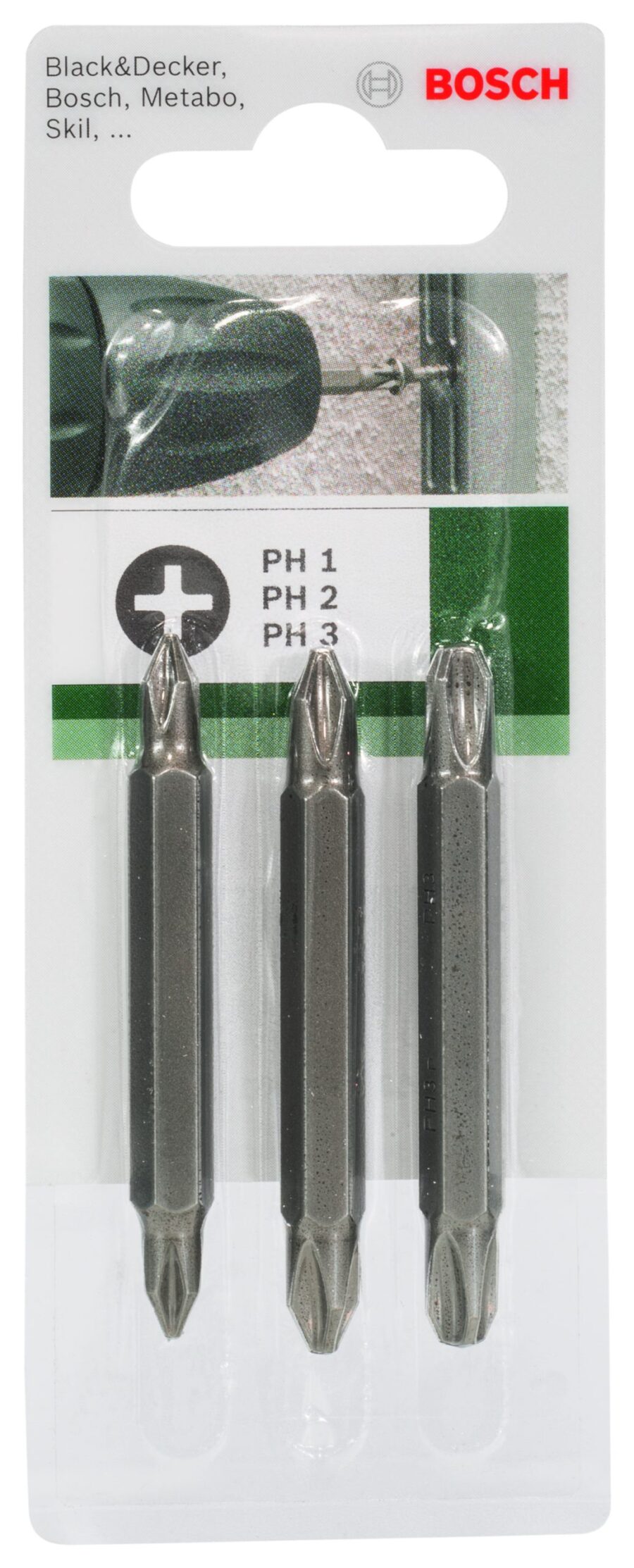 BOSCH 3-delni set dvostranih nastavaka (PH, PH) 2609255961 - 2