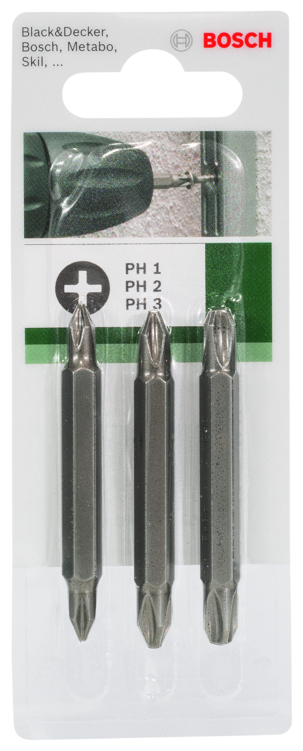 BOSCH 3-delni set dvostranih nastavaka (PH, PH) 2609255961 - 2