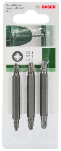 3-delni set dvostranih nastavaka (PZ, PZ) - 2