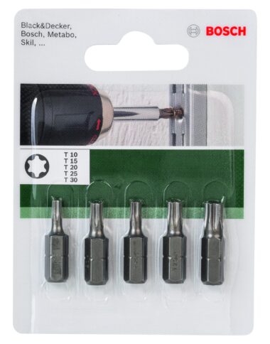 5-delni set bitova odvrtača Standard za šrafove sa unutrašnjim Torx prihvatom (T) - 2
