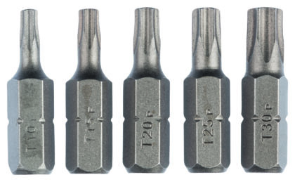 BOSCH 5-delni set bitova odvrtača Standard za šrafove sa unutrašnjim Torx prihvatom (T) 2609255970 - 1