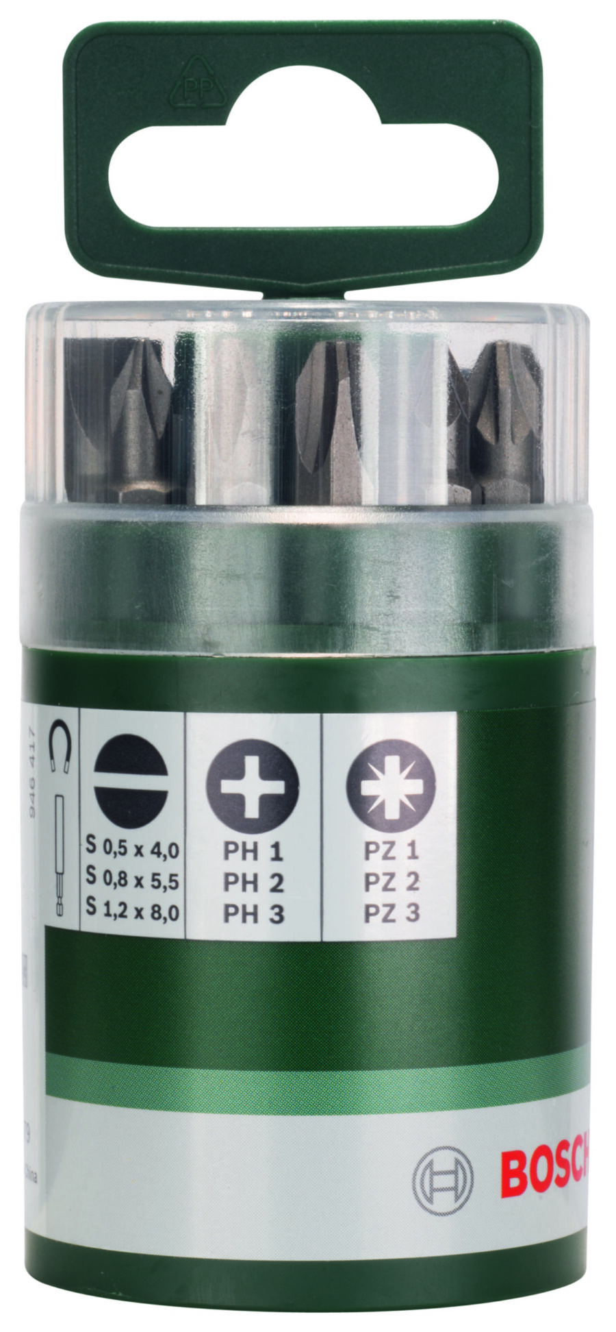 BOSCH 10-delni set bitova odvrtača Standard, mešani (S, PH, PZ) 2609255975 - 2