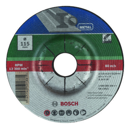BOSCH Brusna ploča ispupčena, metal 2609256336 - 1