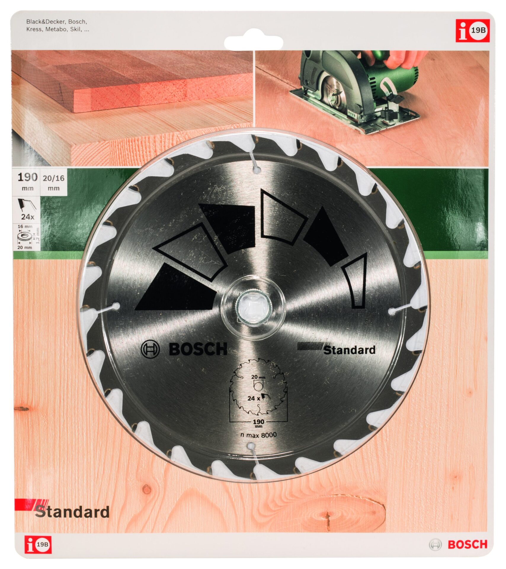 BOSCH STANDARD List kružne testere 2609256818 - 2