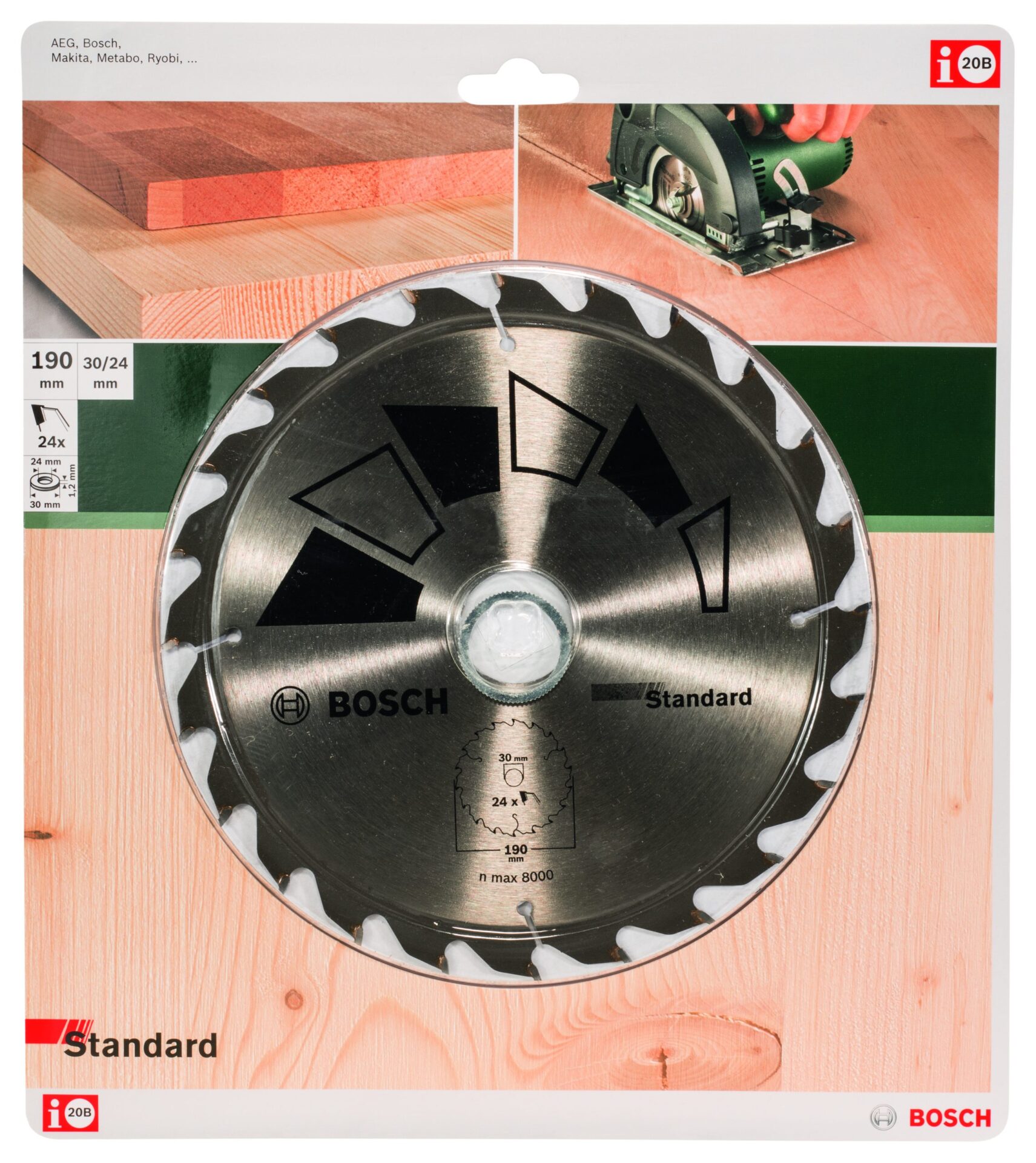 BOSCH STANDARD List kružne testere 2609256820 - 2