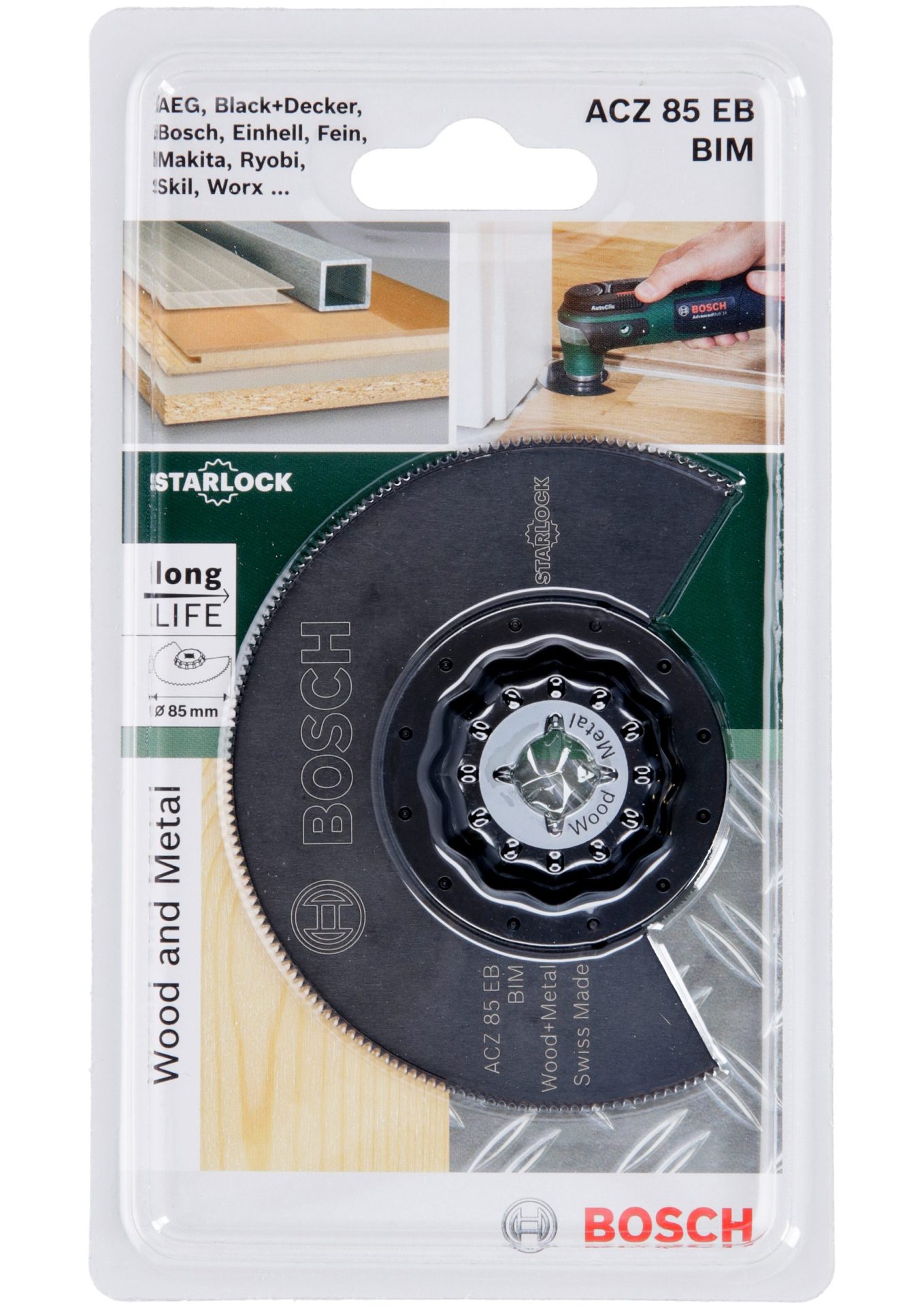 BOSCH Starlock BIM segmentni list testere ACZ 85 EB Wood and Metal 2609256943 - 2