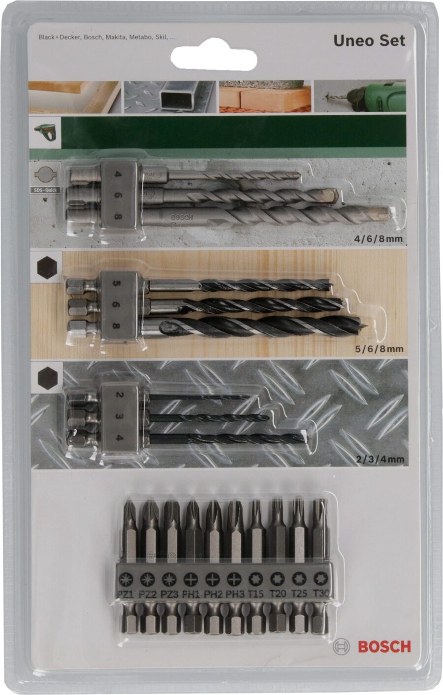 BOSCH Uneo Mixed set 2609256989 - 2