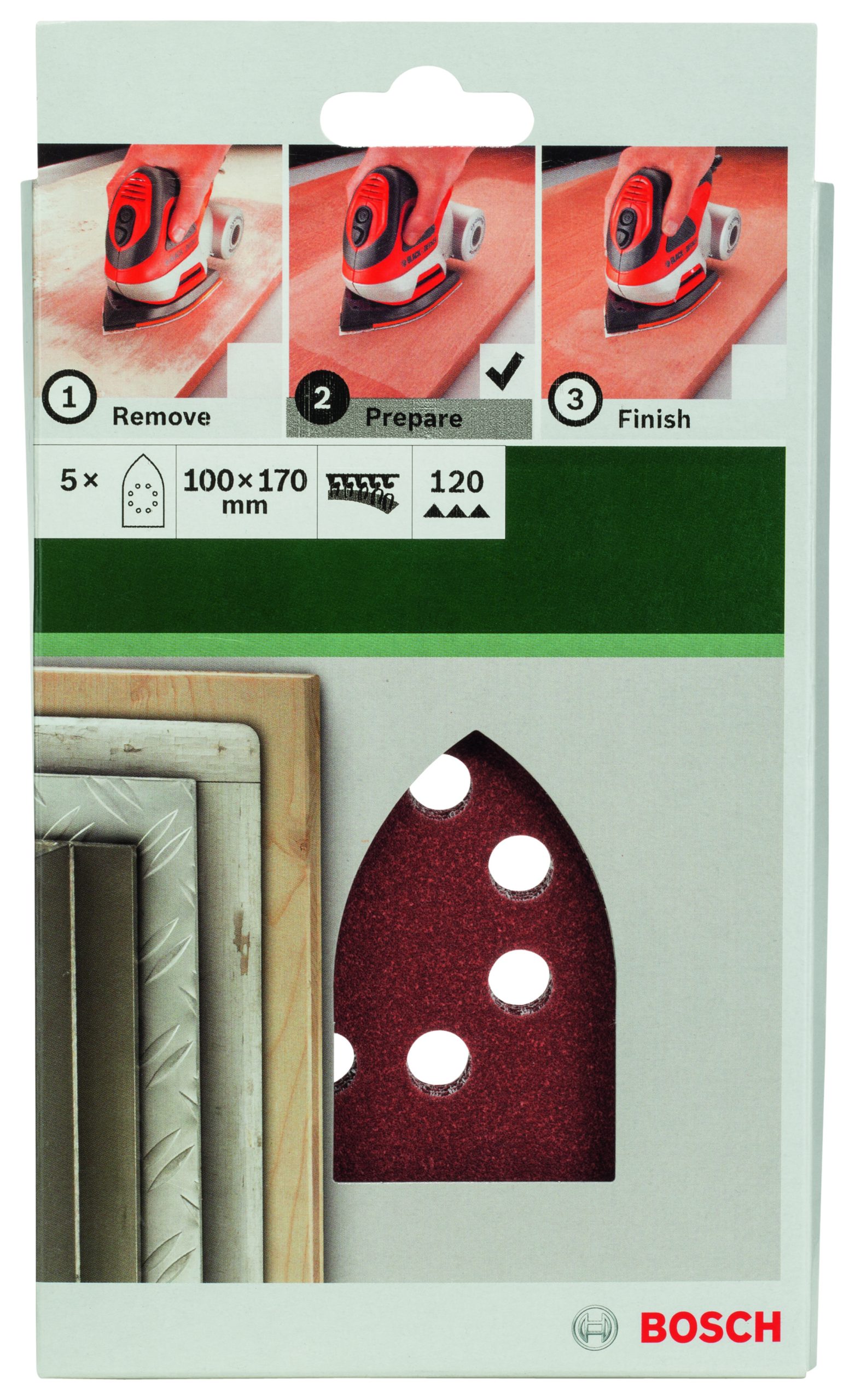 BOSCH 5-delni set brusnih listova za multi-brusilice 2609256A76 - 2