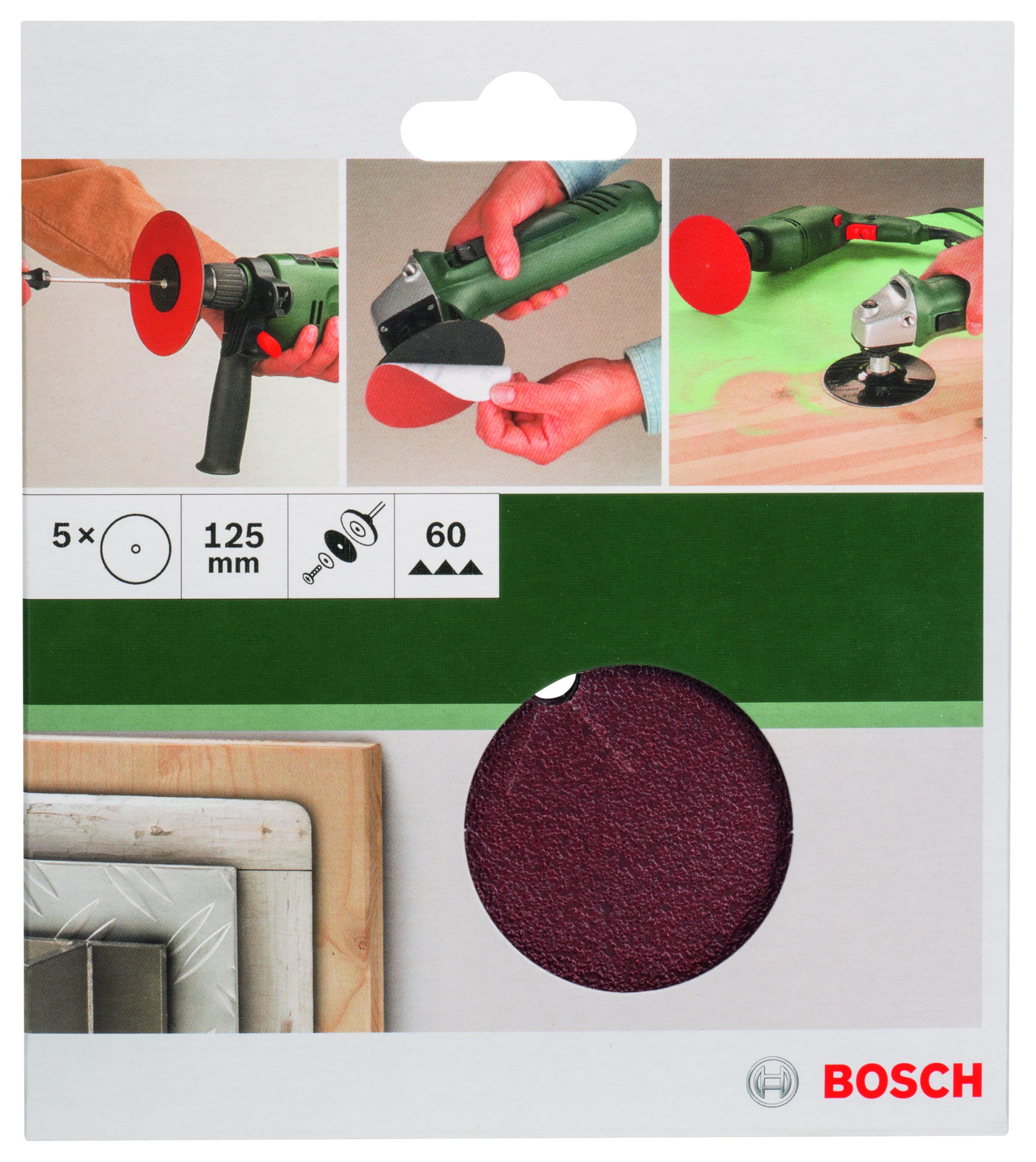 BOSCH 5-delni set brusnih listova za bušilice 2609256B49 - 2
