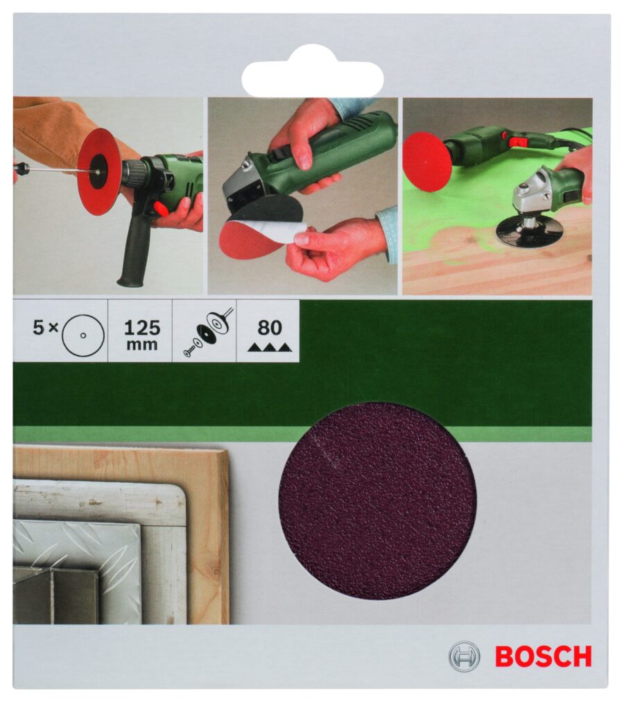 BOSCH 5-delni set brusnih listova za bušilice 2609256B50 - 2