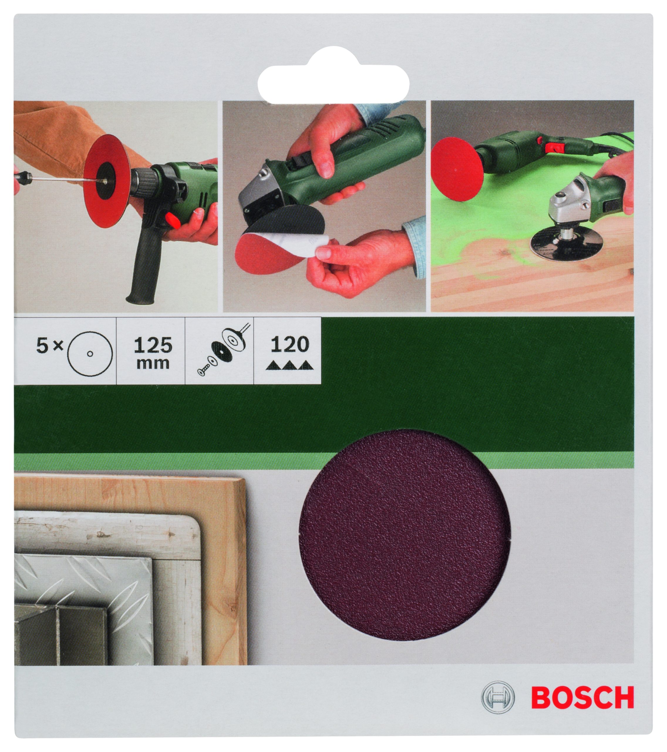 BOSCH 5-delni set brusnih listova za bušilice 2609256B51 - 2