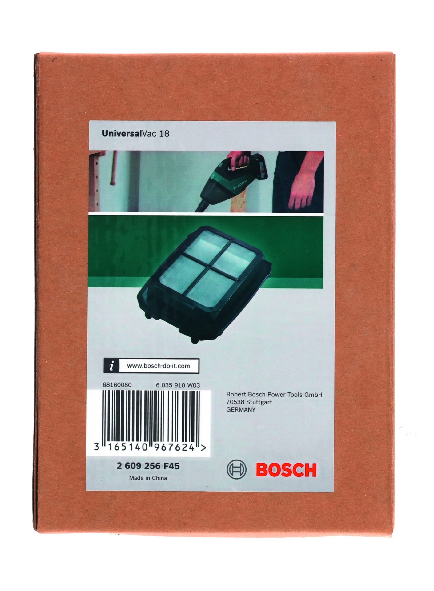 BOSCH Pre-Filter UniversalVac 18 2609256F45 - 2