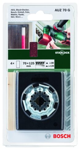 Starlock brusilica za profile AUZ 70 G sa 4 brusna lista, 70×125 mm - 2