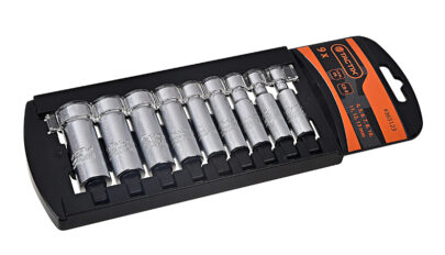 Set 9 kom. nasadnih ključeva dubokih 1/4″ HEX/mm - 1
