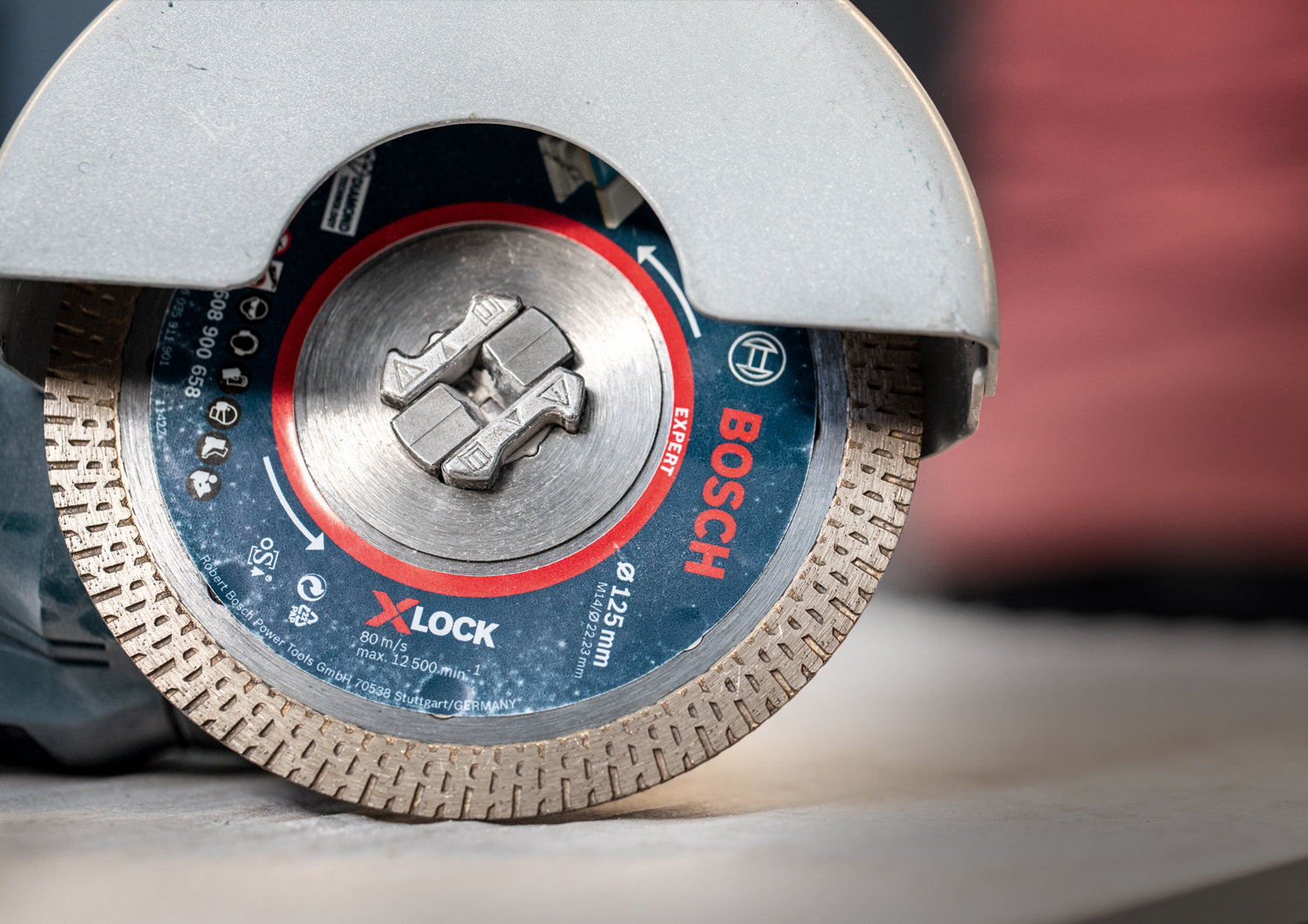 BOSCH EXPERT HardCeramic X-LOCK dijamantska rezna ploča od 125x22,23x1,4x10 mm 2608900658 - 3