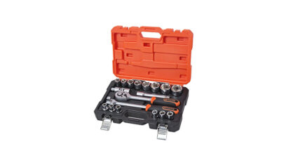 Set 18 del. nasadnih ključeva sa čegrtaljkom 1/2″ HEX/mm - 2