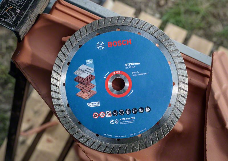 BOSCH EXPERT MultiMaterial Diamond Cutting Disc 230 x 22.23 x 2.4 x 15 mm 2608901598 - 15