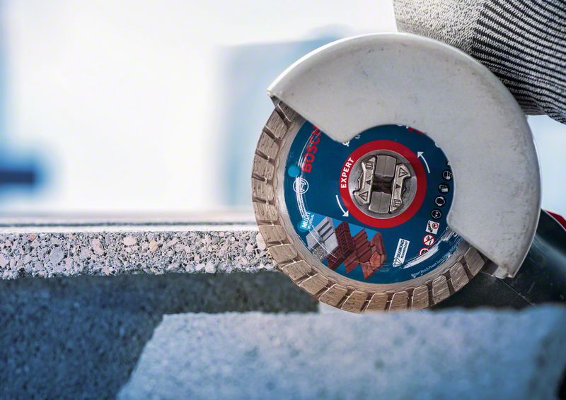BOSCH EXPERT MultiMaterial X-LOCK Diamond Cutting Disc 125 x 22.23 x 2.4 x 12 mm 2608901597 - 7