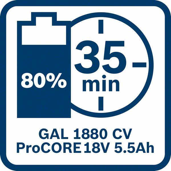 BOSCH GAL 1880CV Professional Punjač 1600A00B8G - 10
