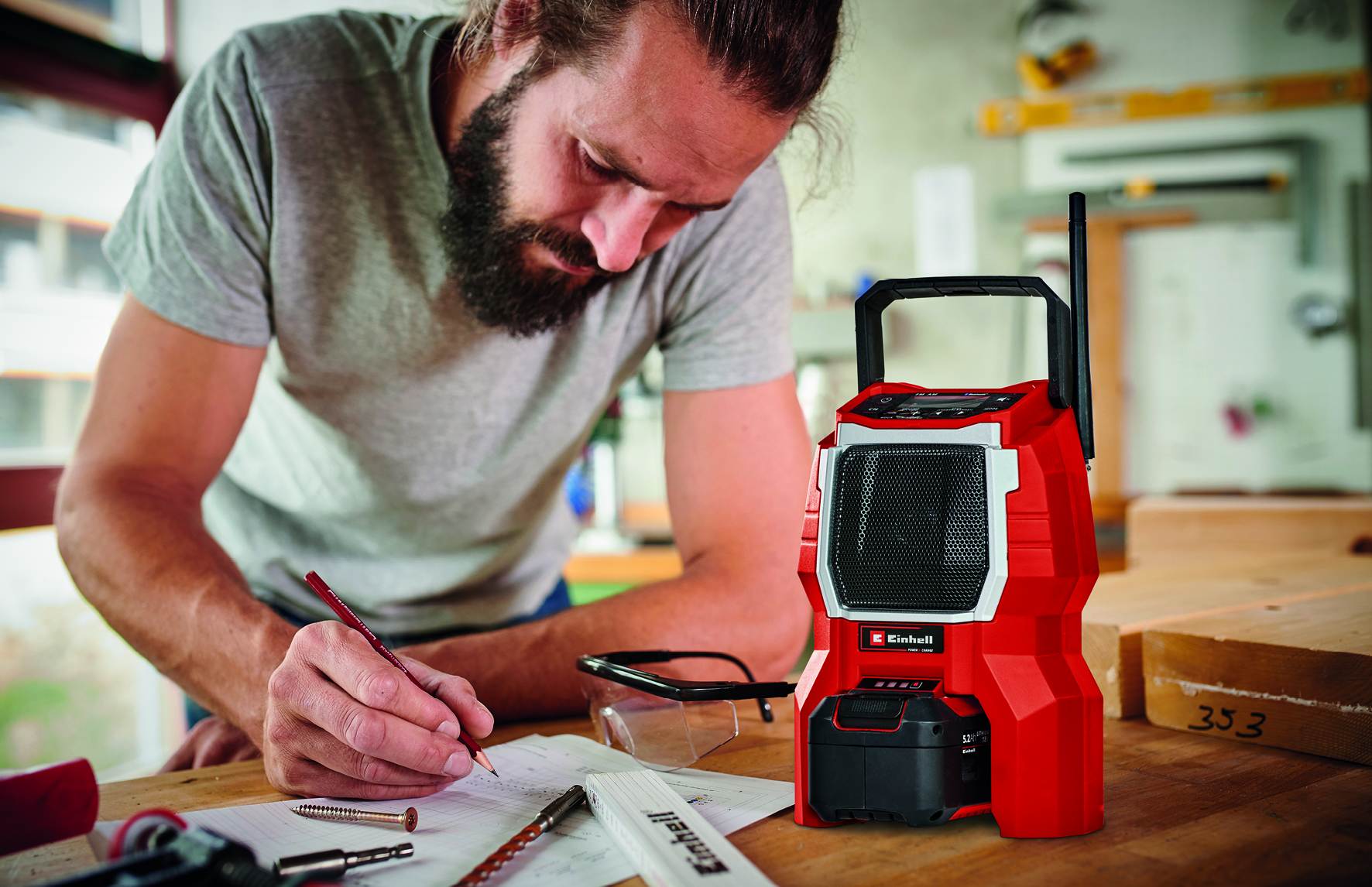 EINHELL TC-RA 18 Li BT - Solo Akumulatorski radio i Bluetooth zvučnik 3408017 - 8