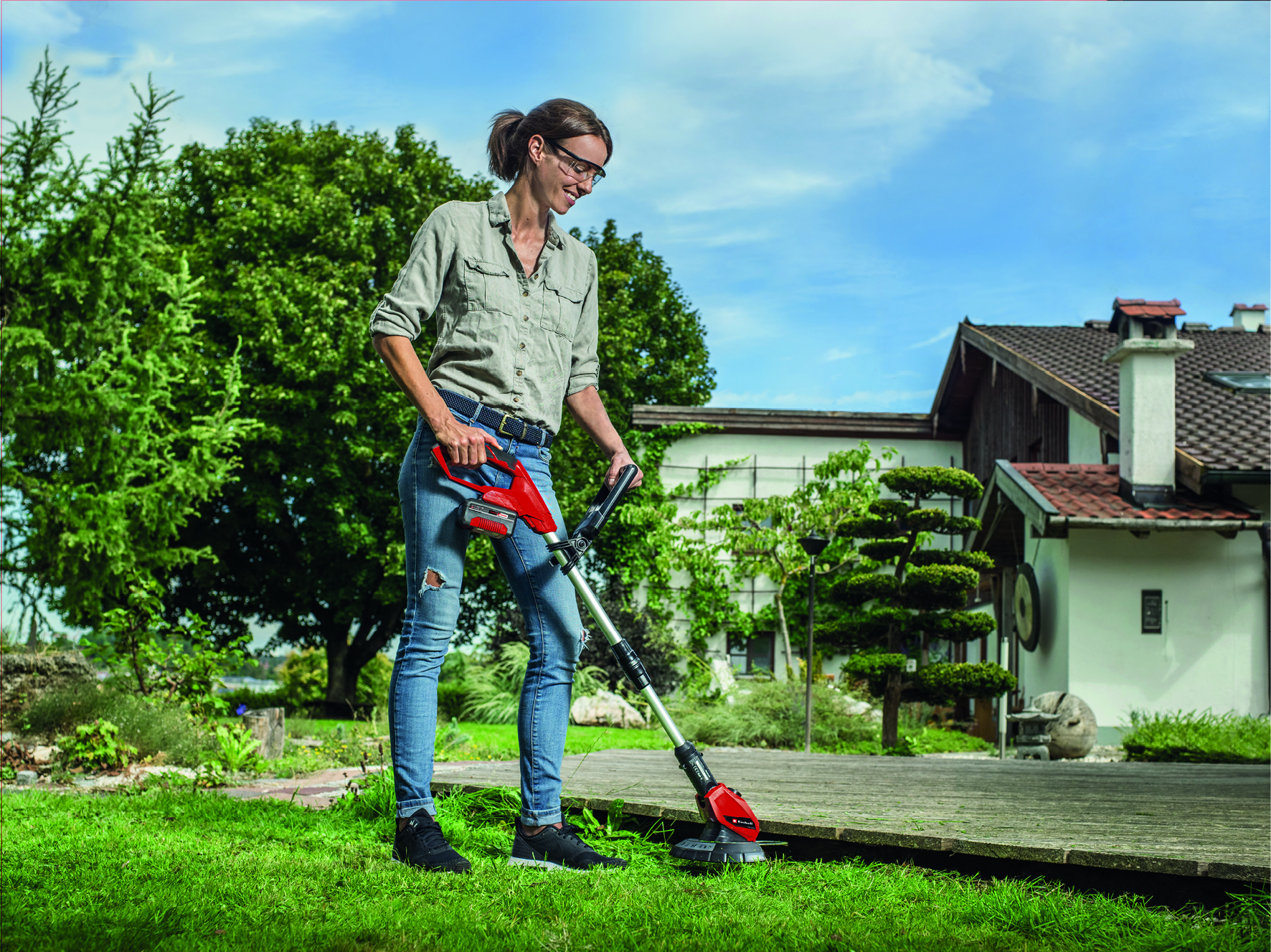 EINHELL Akumulatorski trimer za travu GE-CT 18 Li + 2,5 Ah starter kit 3411172/3810000033 - 12
