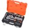 Set 23 del. nasadnih ključeva sa čegrtaljkom 1/2″ HEX/mm - 1