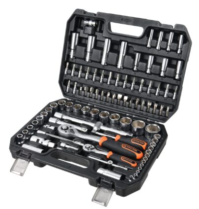 Set 94 del. nasadnih ključeva sa čegrtaljkama 1/4″ HEX/mm i 1/2″ HEX/mm - 1