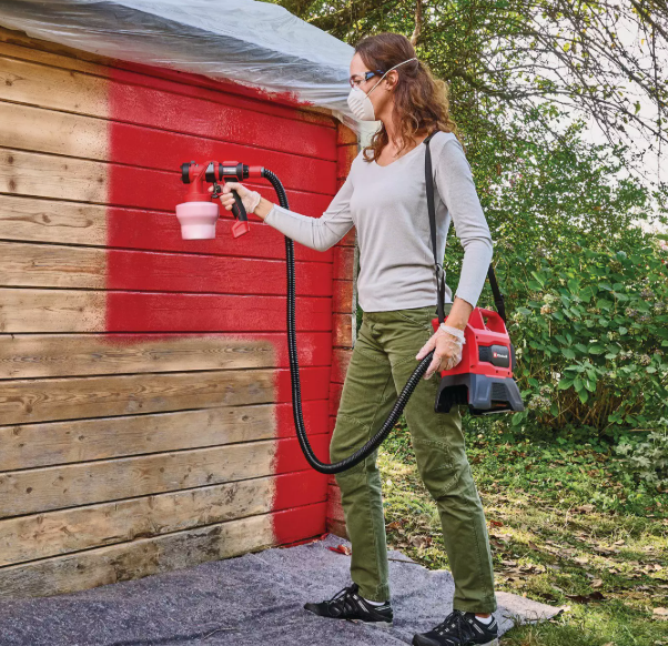 EINHELL Akumulatorski pištolj za farbanje TE-SY 18/90 Li-Solo + 2,5 Ah Starter Kit 4260040/3810000033 - 3