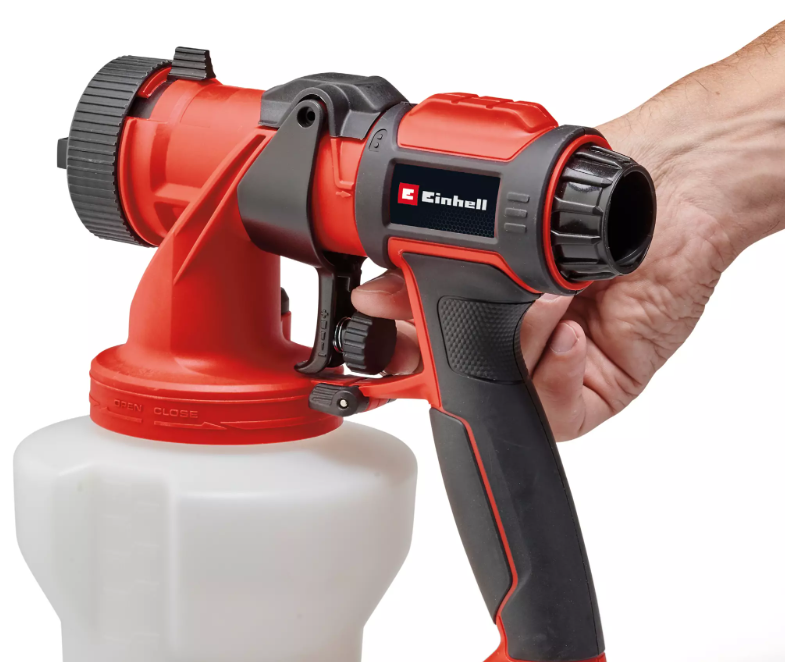 EINHELL Akumulatorski pištolj za farbanje TE-SY 18/90 Li-Solo + 2,5 Ah Starter Kit 4260040/3810000033 - 6