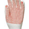 Pletena rukavica s crvenim pvc granulama vel. 7 - 1