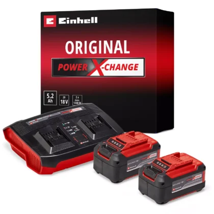 EINHELL PXC Einhell Set brzi punjač i baterija 18V 2x 5.2 Ah 4512108 - 1