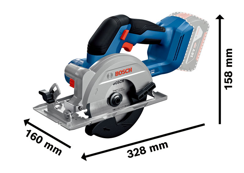 BOSCH GKS 18V-51 Akumulatorska kružna testera 06019M3120 - 3