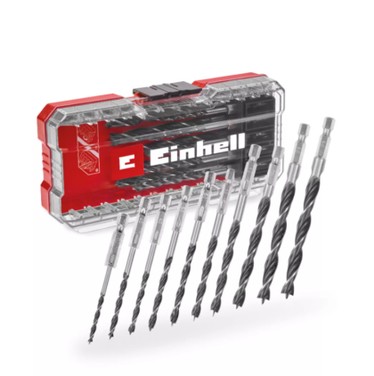 EINHELL Set burgija za drvo C 45 prihvat E6.3-1/4" 3-8mm S-Case 10/1 49108733 - 1