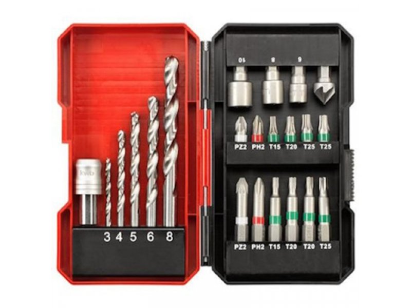 EINHELL 22-delni set S-box burgija i bitova 1/4" 49108806 - 2