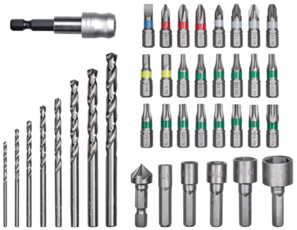 EINHELL Set burgija, adaptera i bitova, L-Box, 39 komada 49108911 - 1